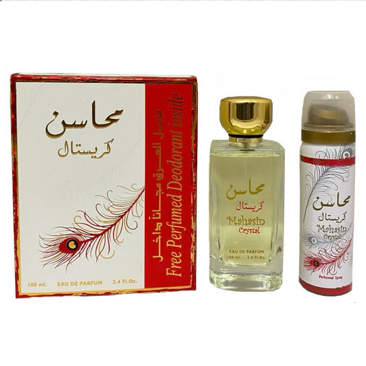 Mahasin Crystal Set EDP 100ml - Lattafa